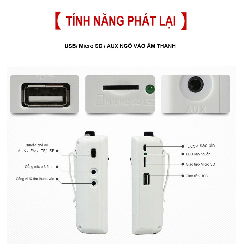 Loa trợ giảng không dây cao cấp Philips SBM-150 FM chính hãng