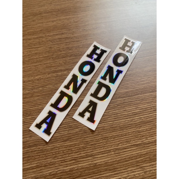 Tem chữ Honda dán phuộc xe máy