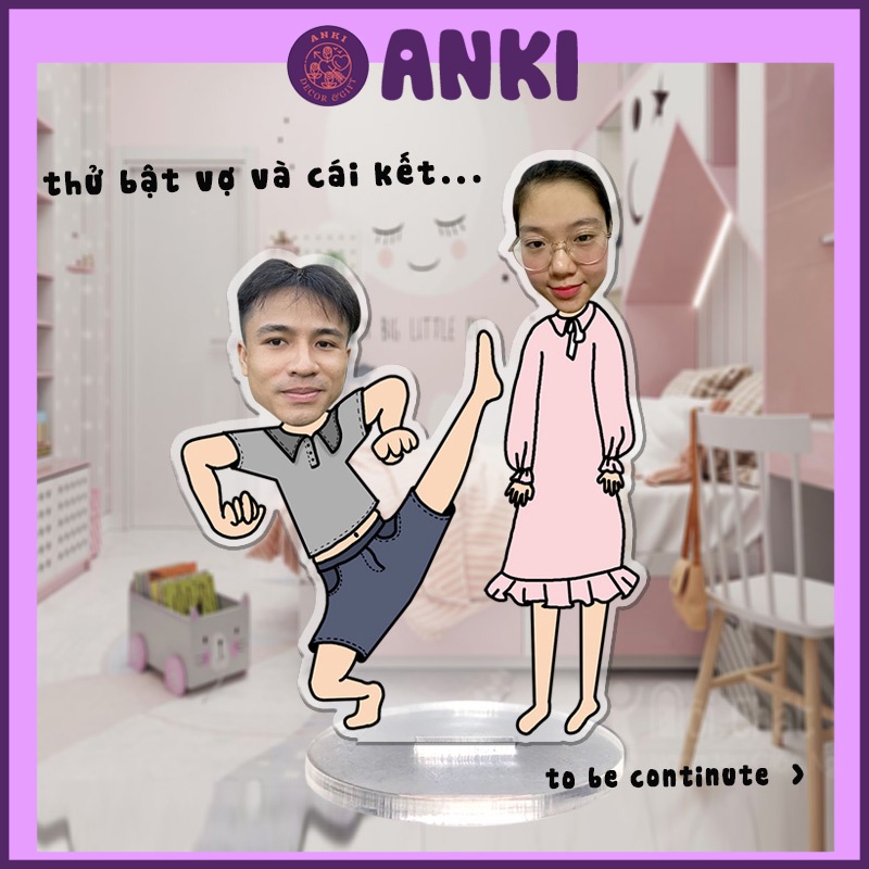 Standee, móc khoá cặp đôi siêu bựa chất, cute, mẫu thiết kế, quà cặp đôi, quà tặng, quà kỷ niệm, sưu tập, móc kháo mica