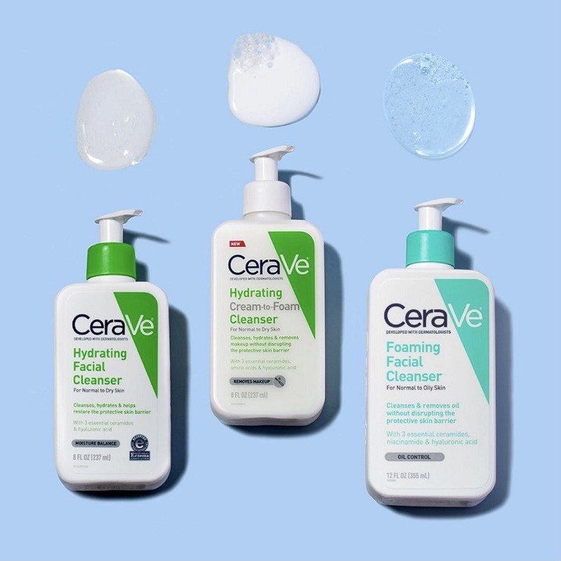 Sữa rửa mặt Cerave Cleanser Cleanser For Normal To Dry Skin/Oily Skin