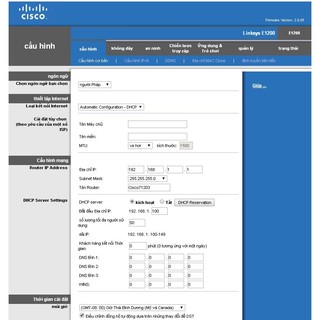 Bộ phát wifi Cisco Linksys E1200 E2500 E2700 EA6350