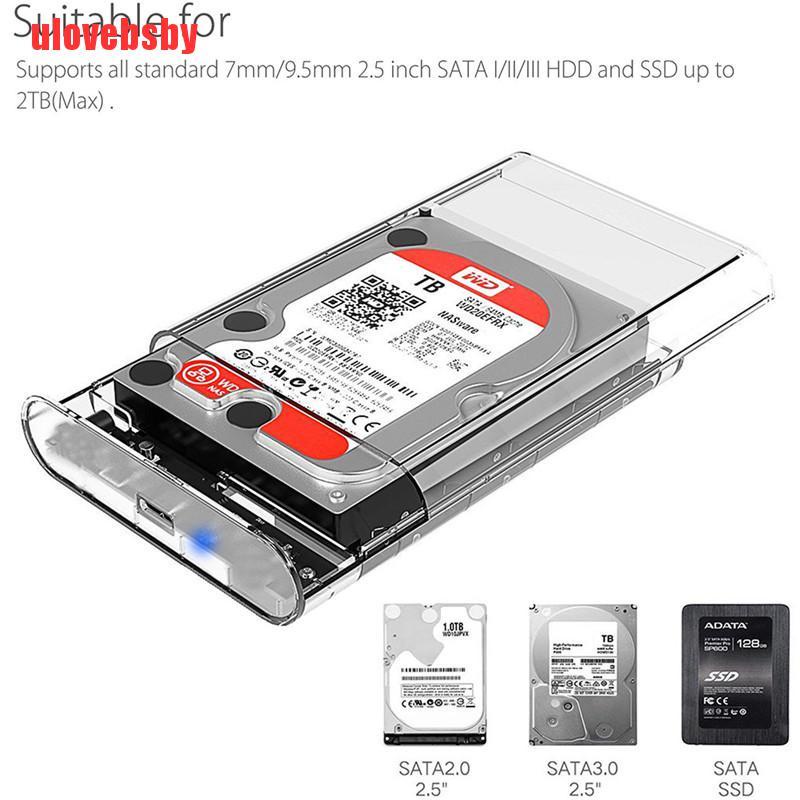 Hộp Đựng Ổ Cứng 2.5in Sata Usb 3.0 Hdd Có Đèn Led | BigBuy360 - bigbuy360.vn