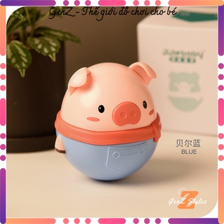 Đồ chơi bé gái con lật đật, Con lật đật mini hình heo dễ thương phát nhạc vui nhộn