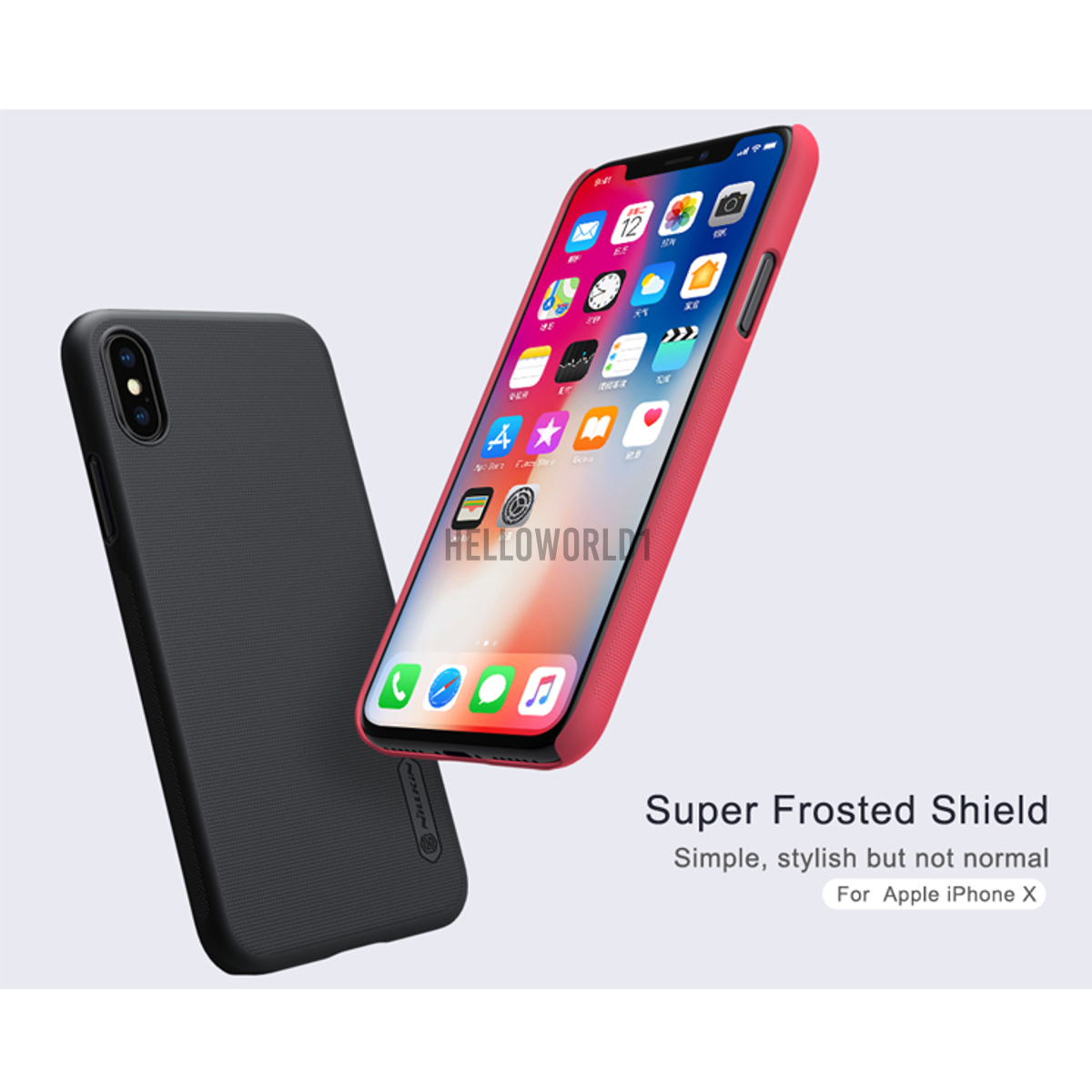 Ốp Lưng Nillkin Mặt Nhám Chống Sốc Cho Iphone X