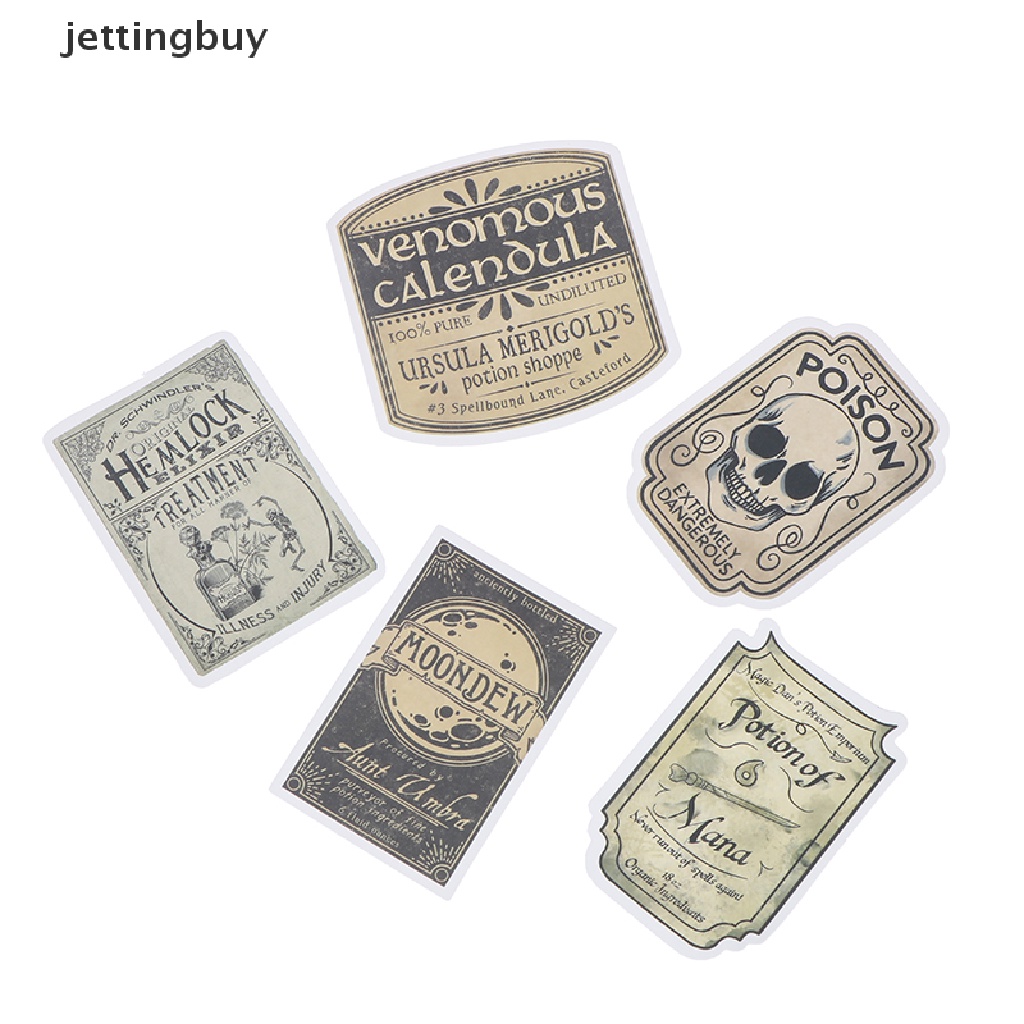 Set 50 miếng dán JETTING QDD hình hoạt hình trang trí vali/ đàn guitar/ laptop/ ván trượt