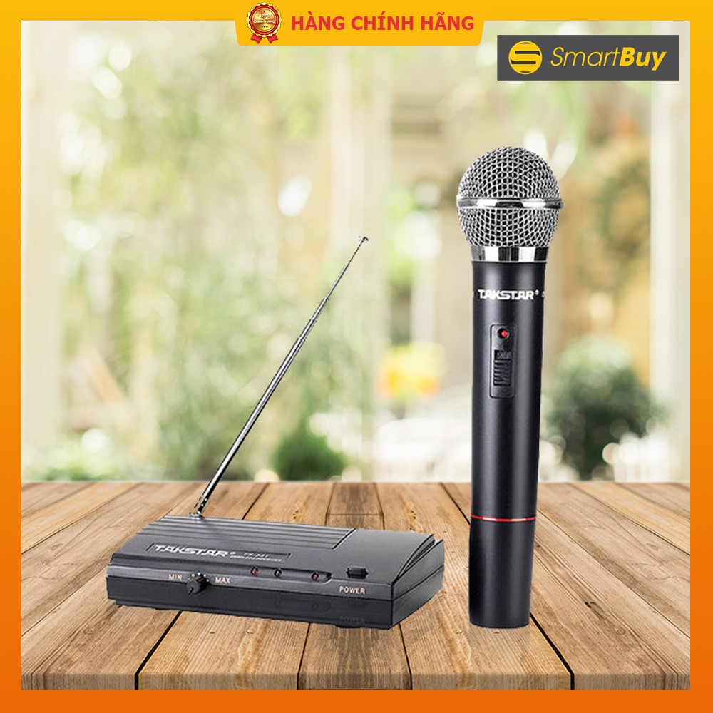 Micro không dây Takstar TS-331 sóng VHF cho thuyết trình, biểu diễn, giảng dạy, hát karaoke - Hàng chính hãng