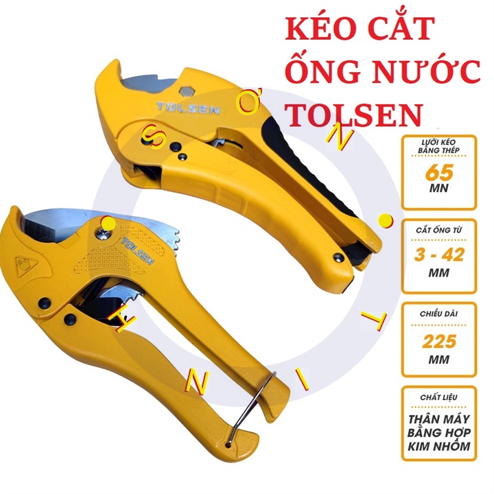 Kéo cắt ống nước công nghiệp TOLSEN 33100, 33001