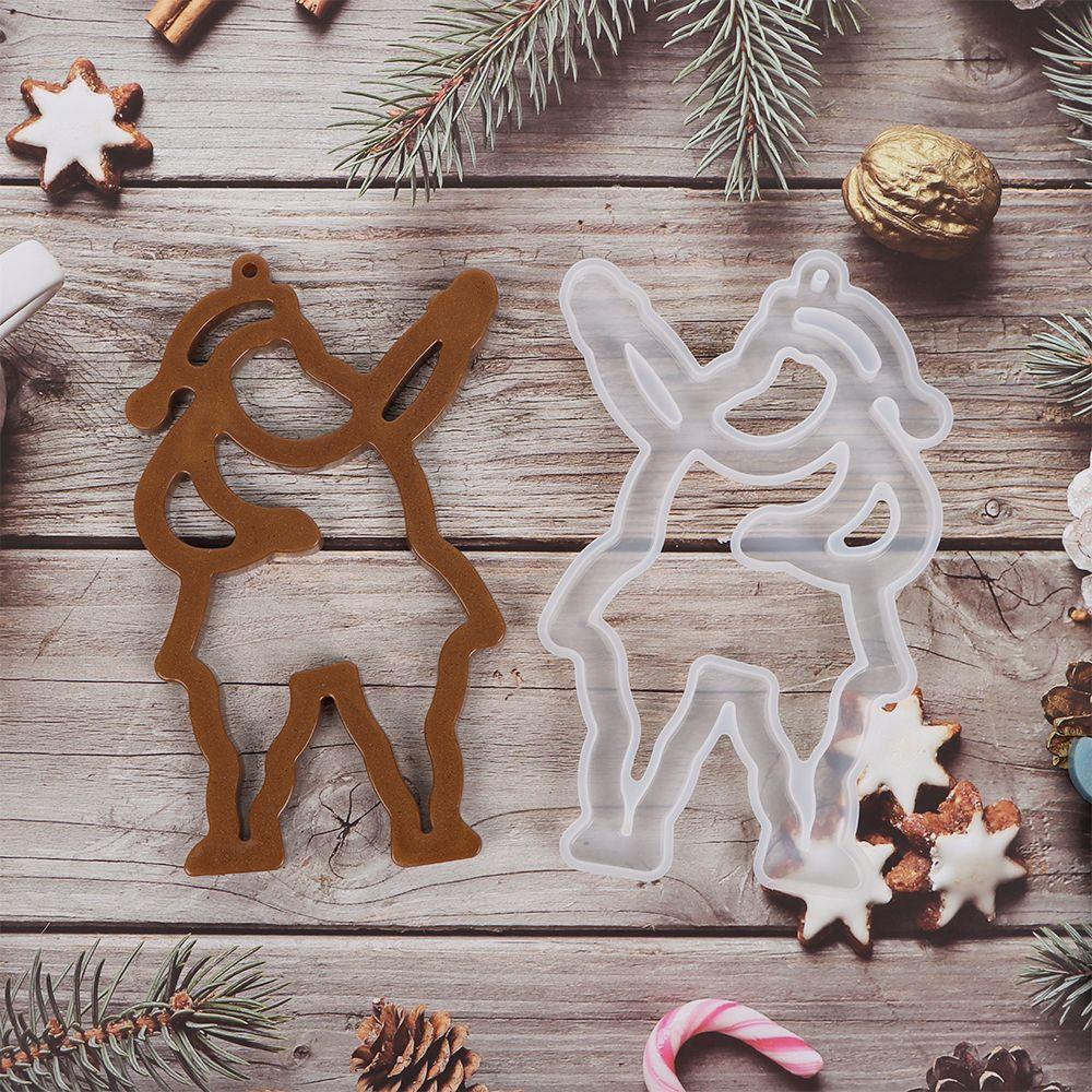 WTTLE Khuôn Silicone Làm Trang Sức Hình Chuông Tuyết