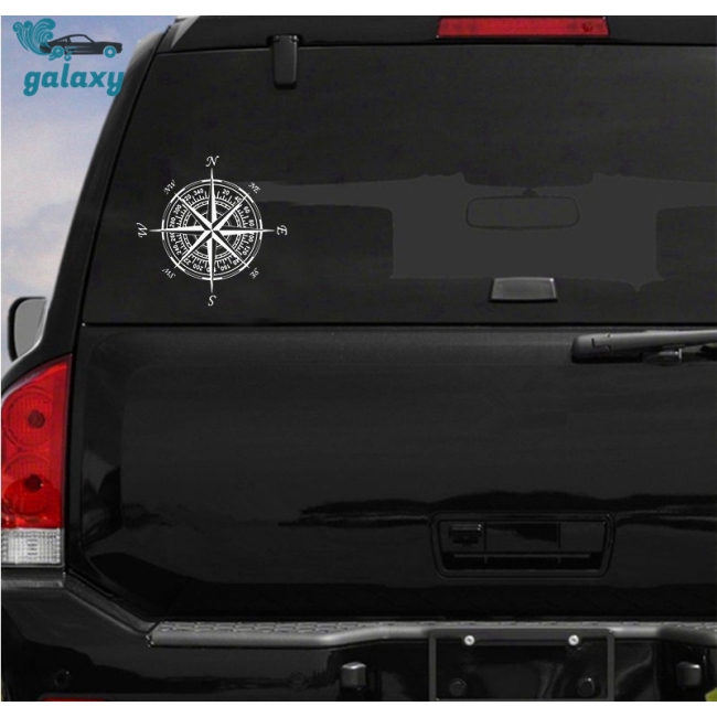 Decal Vinyl Hình La Bàn Trang Trí Thân Xe Oto &amp; Xe Máy
