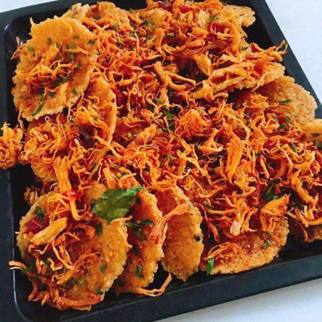 [Mã 156FMCGSALE hoàn 8% đơn 500K] 1kg CƠM CHÁY LẮC KHÔ GÀ