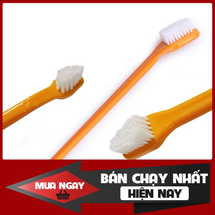 [❌GIÁ SỈ❌] [ RẺ VÔ ĐỊCH ] Bộ bàn chải kem đánh răng cho thú cưng thơm miệng chống sâu răng cao cấp ❤️