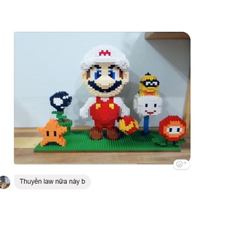Bộ lắp ráp Lego 3D Super Mario size lớn 25cm