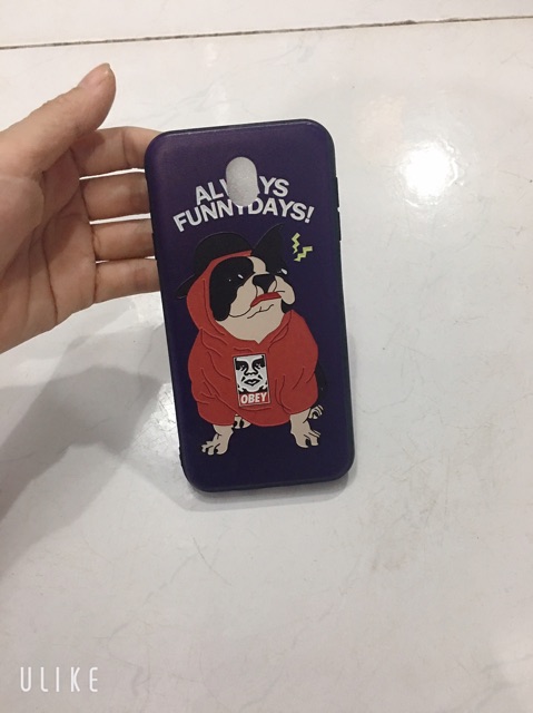 Ốp lưng J7 Pro,J7Pro in hình DOG mặc áo đỏ