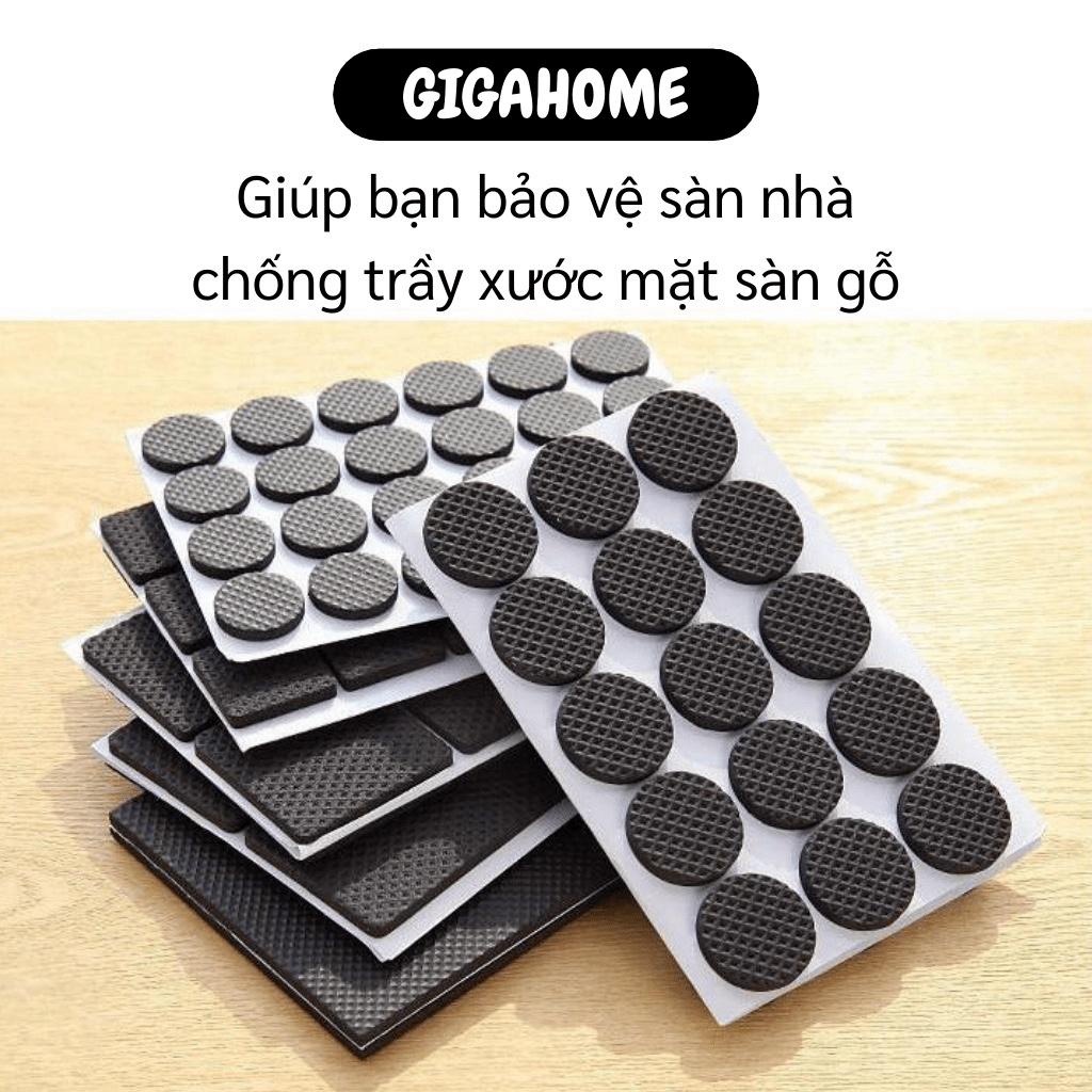 Đệm lót chân bàn ghế   GIÁ VỐN  Combo 12 miếng lót chân ghế hình tròn giúp bảo vệ sàn nhà , chống trầy xước sàn 4614