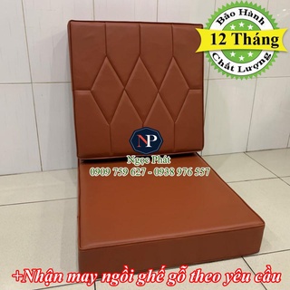 Nệm ngồi ghế sofa gỗ elena chống thấm nước - nhận may ghế nệm theo yêu cầu
