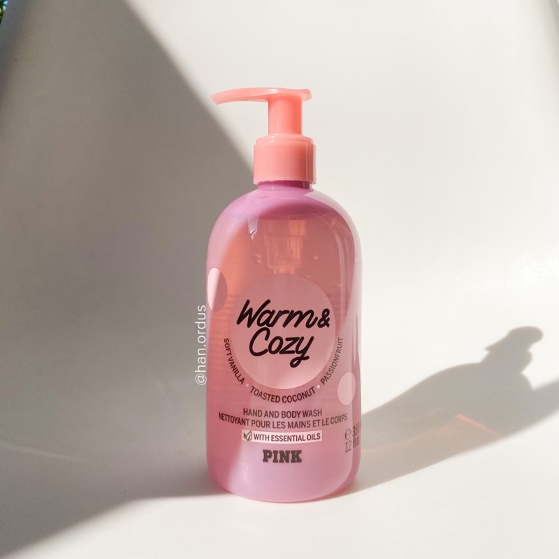 Warm & Cozy 2in1 Sữa tắm và Rửa Tay Hand & Body Wash Victoria's Secret Pink Warm & Cozy