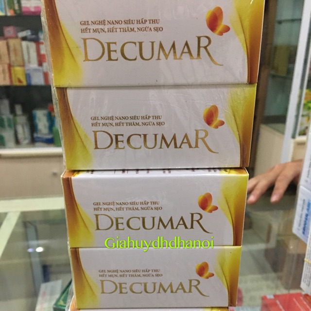 Decumar gel trị mụn thâm.