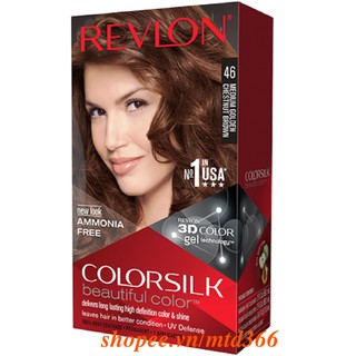 Thuốc Nhuộm Tóc Số 46 Nâu Hạt Dẻ Revlon Colorsilk
