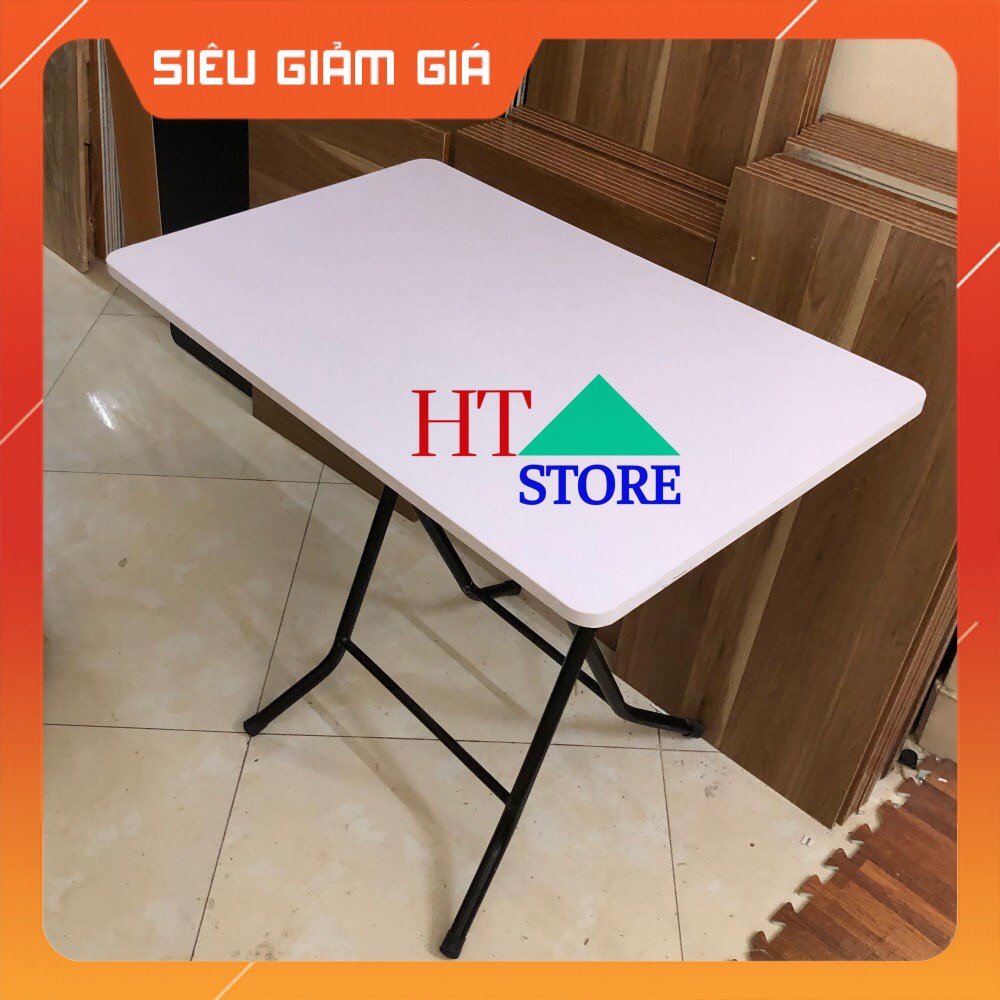 Bàn gấp chân cao 71cm  Đen, trắng, hồng đẹp Đủ Size ,Gấp gọn tiện lợi