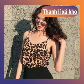 🌲 [Year End Party] 1121A11B1 Áo hai dây voan da beo