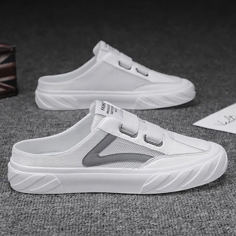 Giày lười vải canvas thoáng khí trẻ trung cho nam | BigBuy360 - bigbuy360.vn