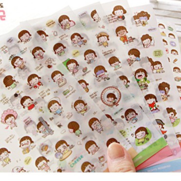 Sét 100 sticker cute ( có sẵn) Trang Trí Sổ Kế Hoạch, Nhật Ký - Phong Cách Hàn Quốc