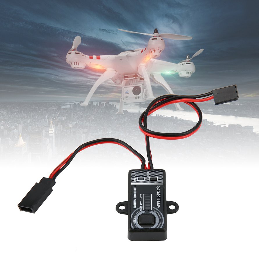 Công tắc sạc pin với màn hình LCD cho máy bay Quadcopter/ xe điều khiển từ xa