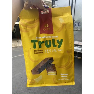 Bánh Mềm Phủ Socola Chuối Truly 400g