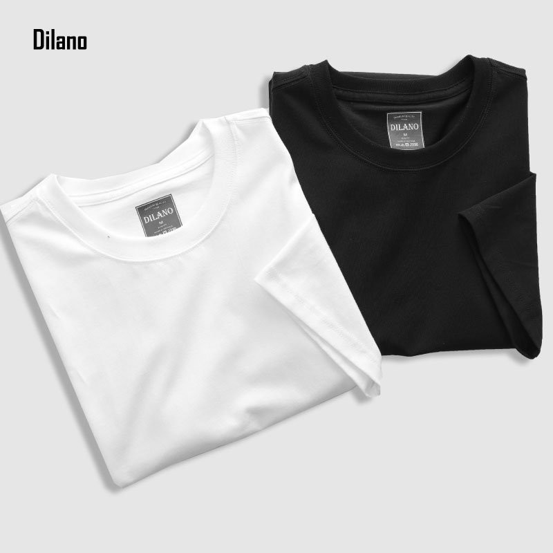 Áo Thun Trơn nam ngắn tay cổ tròn chất liệu 100% Cotton, form chuẩn Dilano DL01 | BigBuy360 - bigbuy360.vn