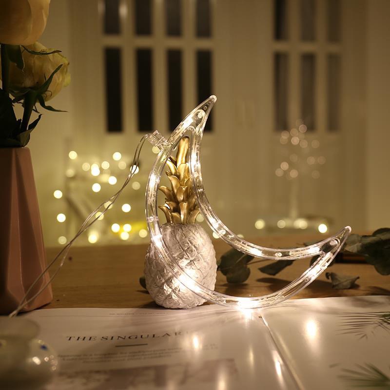Dây Đèn LED 3D Hình Ông Già Noel / Bông Tuyết Trang Trí Giáng Sinh