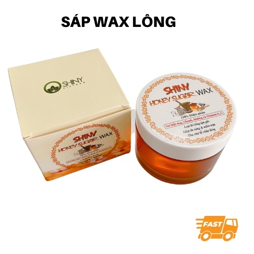 Sáp wax lông shiny wax lông nách wax lạnh was lông mật ong wax combo triệt lông an toàn 250gr