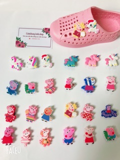 💖 Combo Jibbitz , Sticker mẫu đa dạng cho dép Crocs 💕