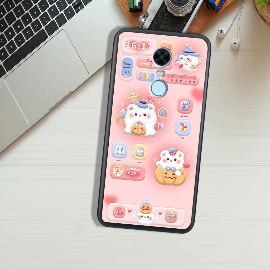 ỐP LƯNG XIAOMI REDMI 5 - REDMI 5 PLUS - REDMI NOTE 3 , IN HÌNH GẤU NÂU CHOCOLATE ĐÁNG YÊU.