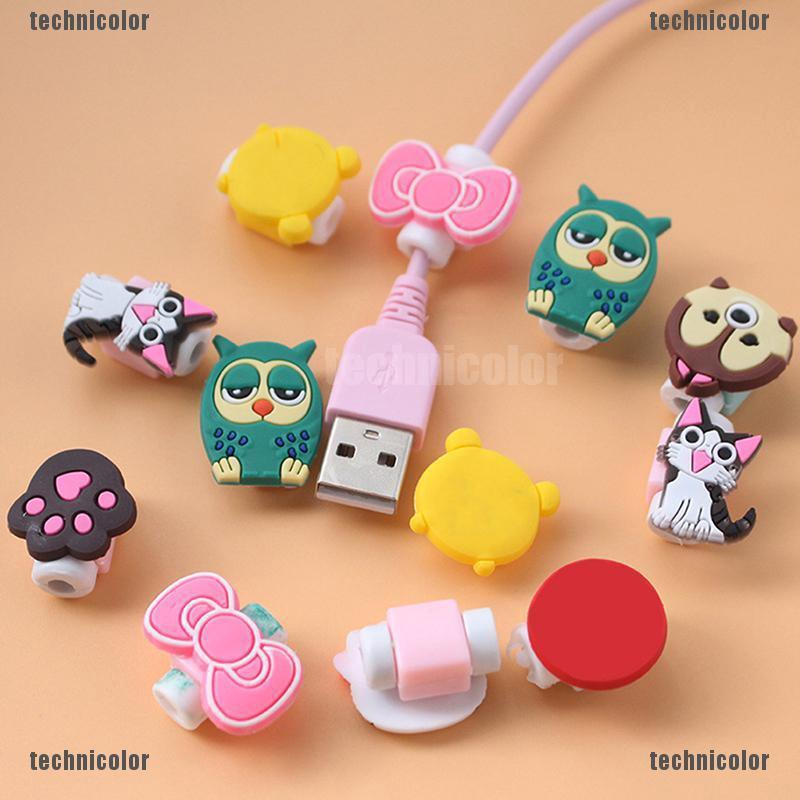 Phụ kiện bảo vệ đầu dây cáp sạc kiểu dáng hoạt hình dễ thương