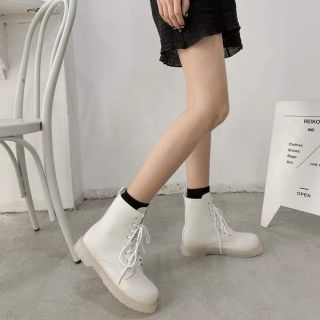 (ORDER) Bốt ulzzang trắng cá tính