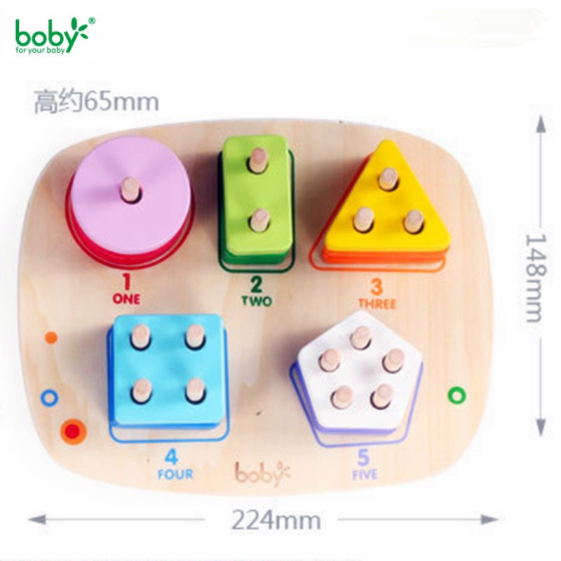 Đồ chơi montessori xếp khối hình cho bé - Đồ chơi trẻ em MH: 9000000277