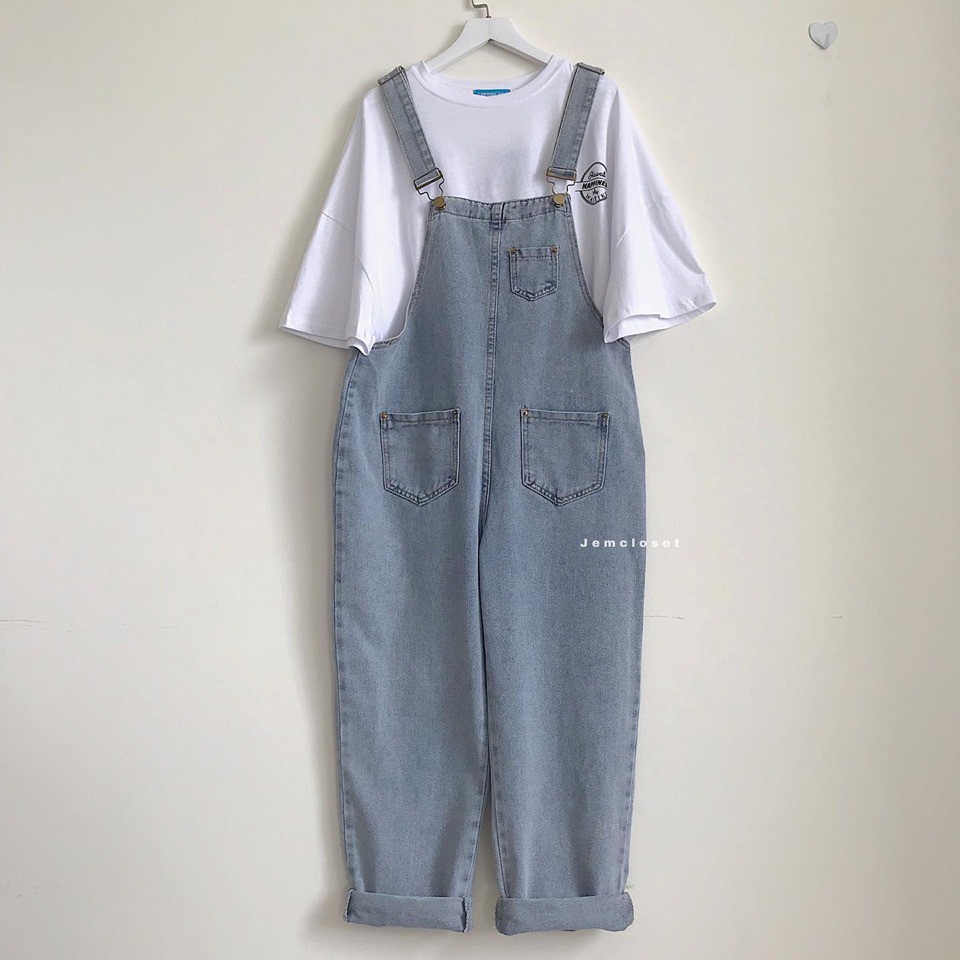 [Mã FADIRECT20 giảm 20K đơn 150K] Quần yếm Jean xanh Bạc - 7121 | BigBuy360 - bigbuy360.vn