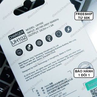 Củ sạc Hoco UH102 5V/1A chính hãng cho iPhone và Android