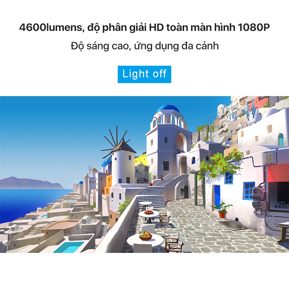 Máy Chiếu Thông Minh Swanfilm XS7 4K 1920x1080P Full HD loa HiFi màn hình lớn 200"
