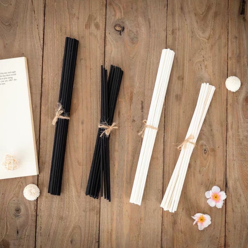 Que khuếch tán tinh dầu thơm phòng set 5 que kích thước ngắn trung dài 10, 20, 25cm x 4mm Citta vn