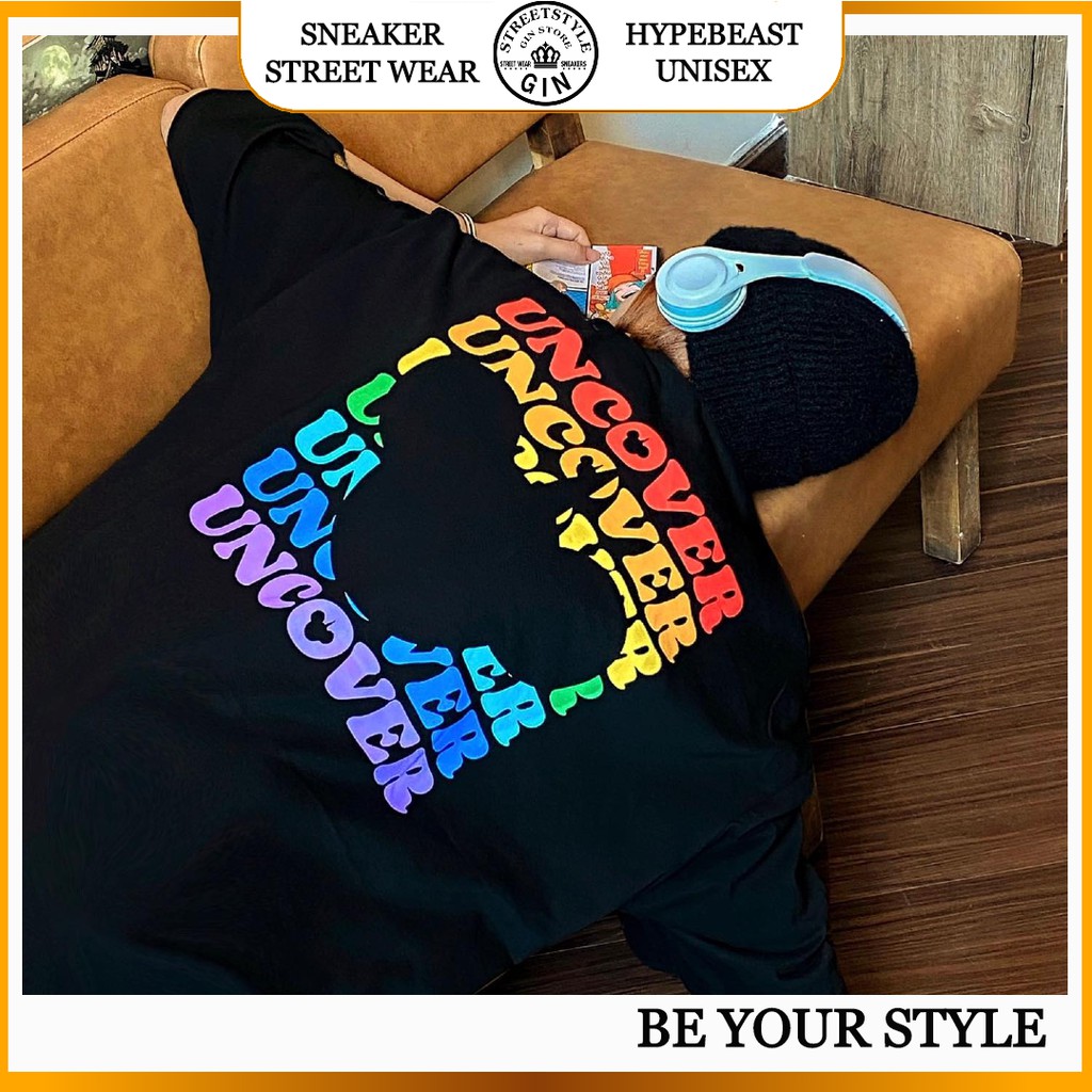 Áo thun local brand Uncover basic colorful , áo phông from rộng unisex , basic tee oversize nam nữ - Gin store