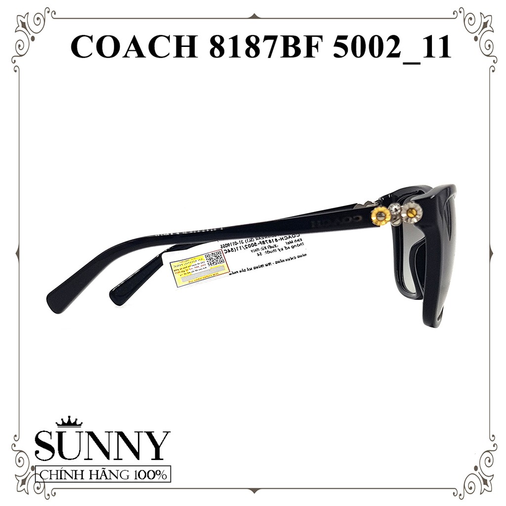 Kính mát Coach 8187BF 5002_11 chính hãng, bảo hành toàn quốc