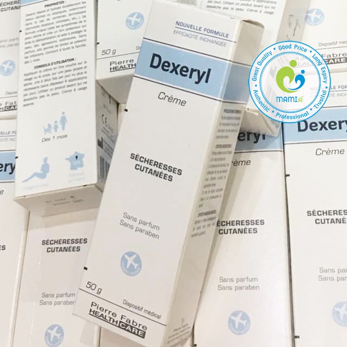 Kem dưỡng da (50g/250g) hỗ trợ nẻ chàm cho trẻ sơ sinh, người lớn Dexeryl Glycerol Pierre Fabre Healthcare, Pháp