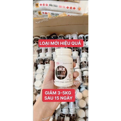 [ LOẠI MỚI ] VIÊN UỐNG LIKE SLIM CAPSULE THÁI LAN TAN MỠ HIỆU QUẢ