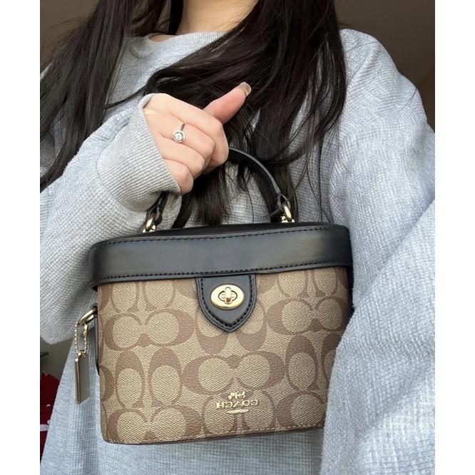 Túi Coach Georgie Gem cặp lồng