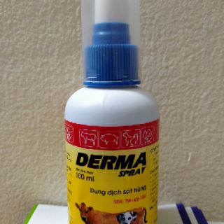 Xịt ghẻ, thối móng, lở loét móng derma
