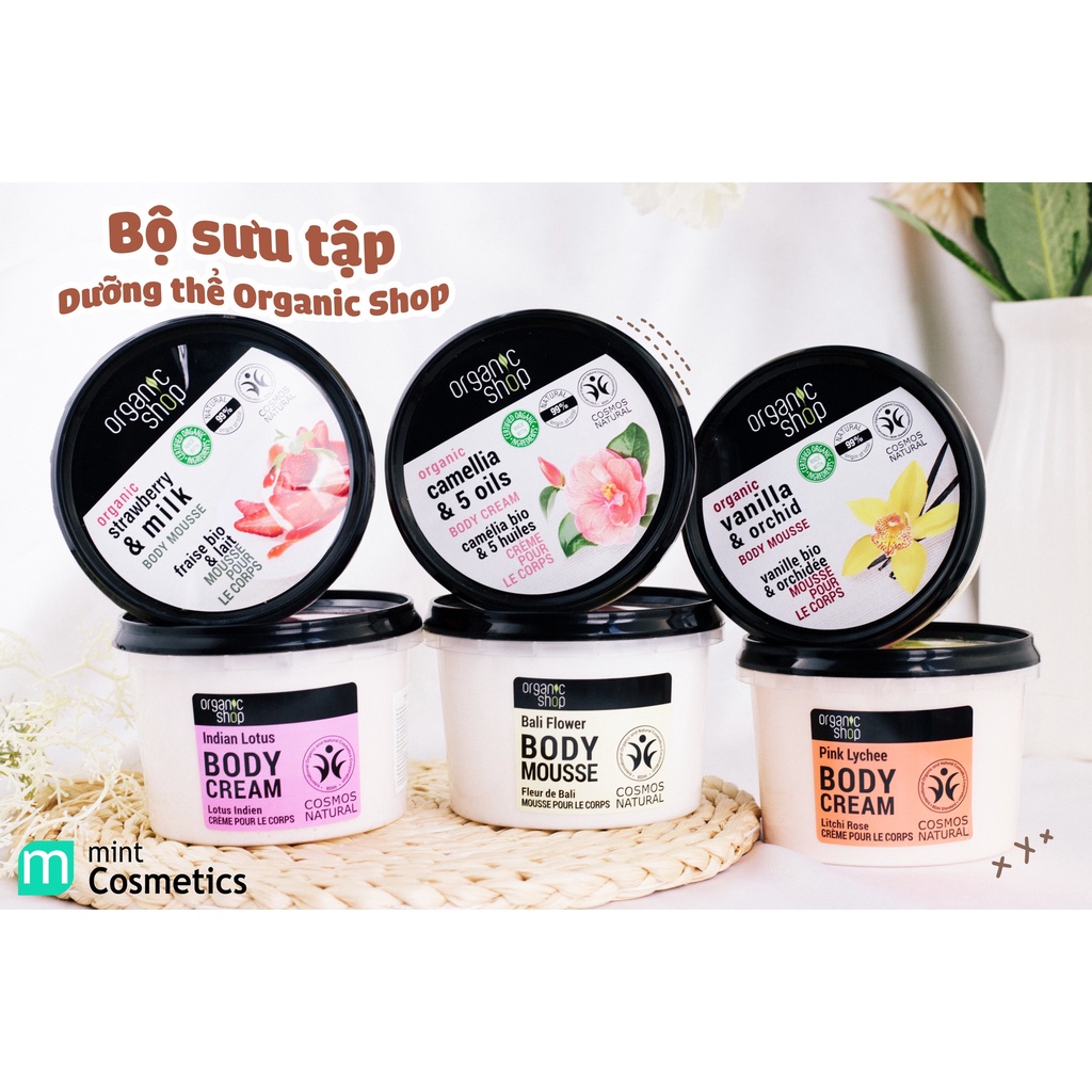 Dưỡng Thể Organic Shop 250ml
