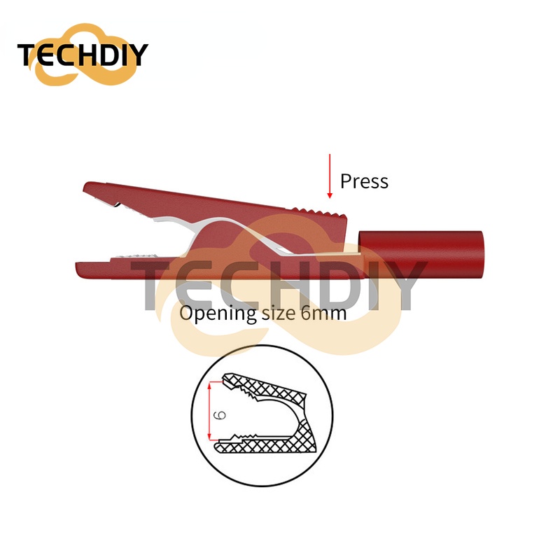 Bộ 5 Kẹp Cá Sấu 2MM Cho Vạn Năng Kế Q.60028