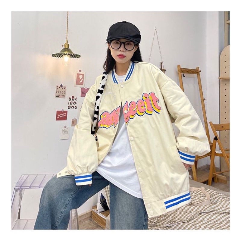 Áo Khoác dù 2 lớp Bomber Langeeit form rộng unisex 1hit_unisex