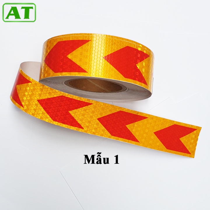 10 Mét Decal Dán, Băng Dính Phản Quang Cảnh Báo An Toàn Dán Ô Tô Xe Hơi Rộng 5cm